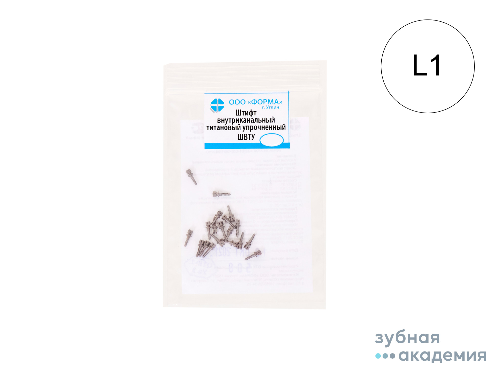 Штифты анкерные L1 упаковка 12 шт/Форма/Россия